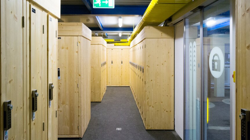 Ski lockers, Le Châble