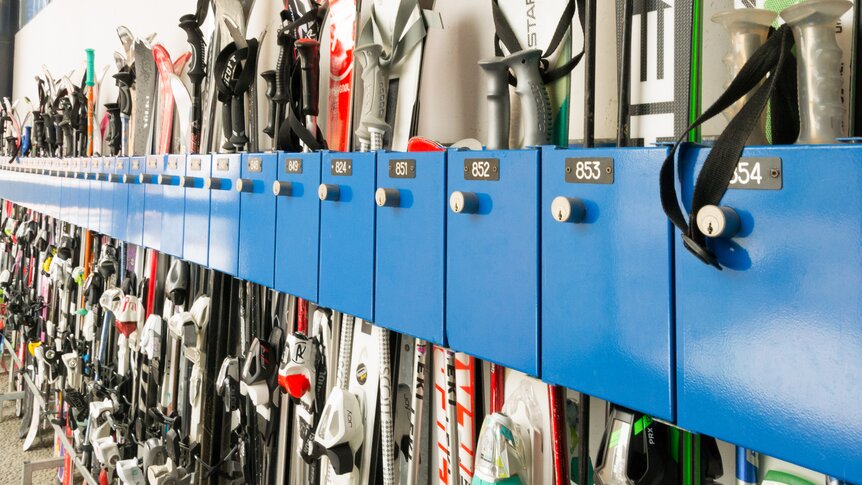 Ski lockers, La Tzoumaz