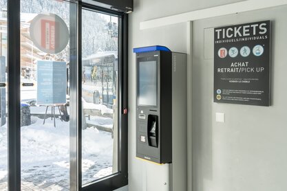 Fahrkartenautomaten, Médran, Verbier