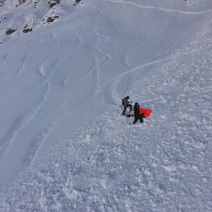 Contact de personnes impliquées dans une avalanche