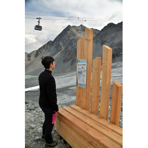 Educational trail "Encounter with a glacier". | © Bureau Relief | S. Martin