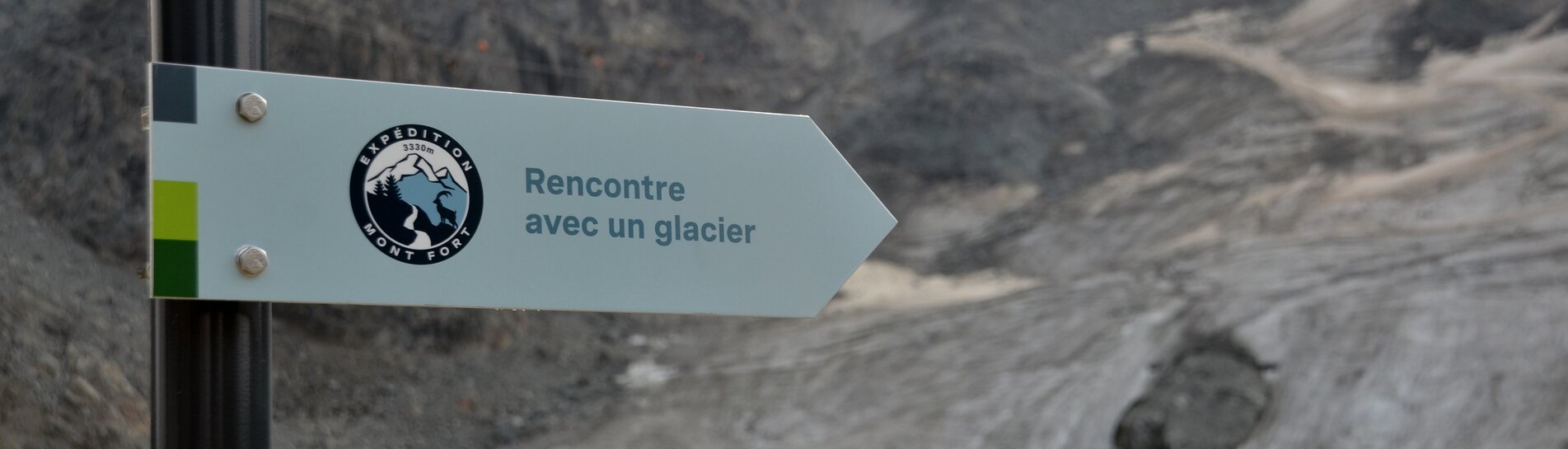 Educational trail "Encounter with a glacier". | © Bureau Relief | S. Martin