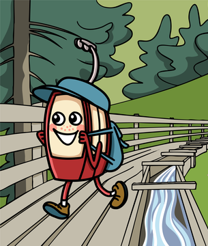 Meïno hiking along the bisse, Verbier 4Vallées