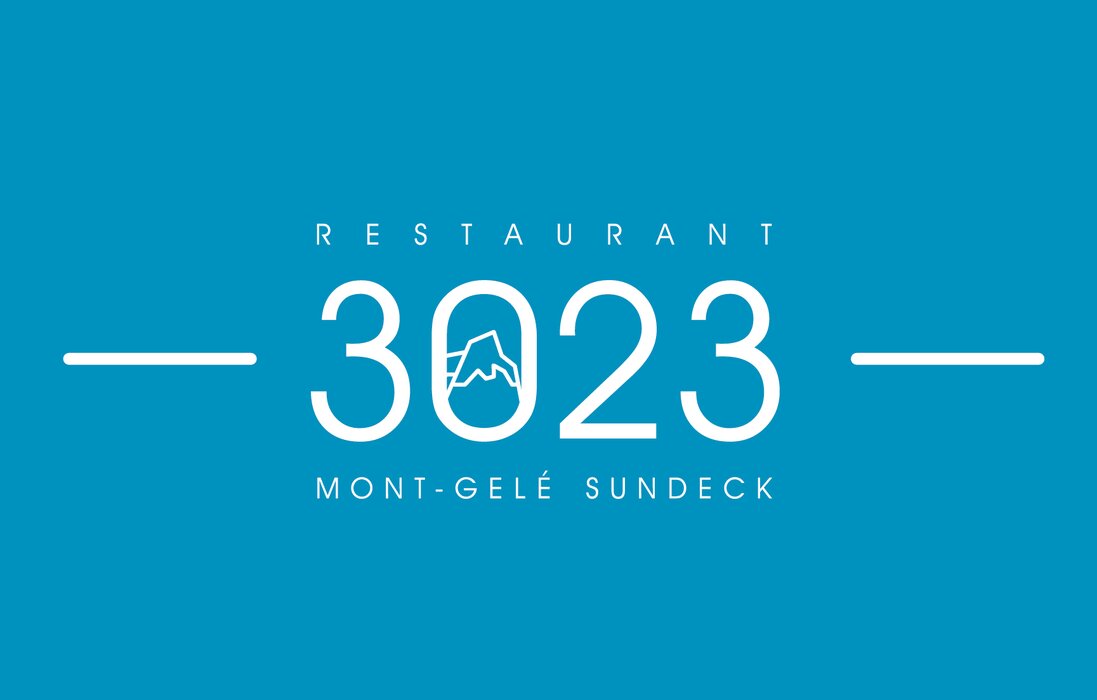 3'023 restaurant, logo