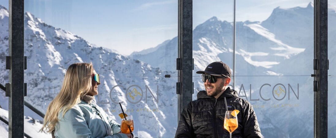 Terrasse du restaurant Le Balcon, Verbier 4Vallées