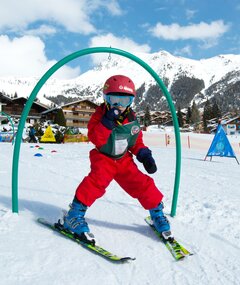 Beginners area, Verbier ski resort 
