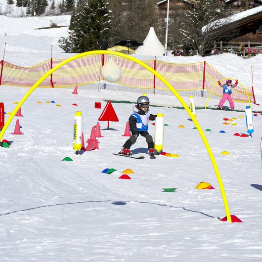 Zone débutants, domaine skiable Verbier