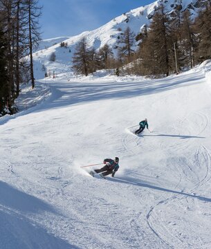 Bruson, domaine skiable, Suisse