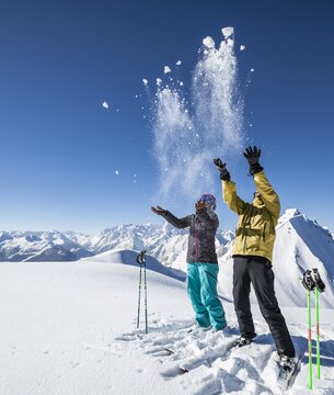 La Tzoumaz ski resort Switzerland