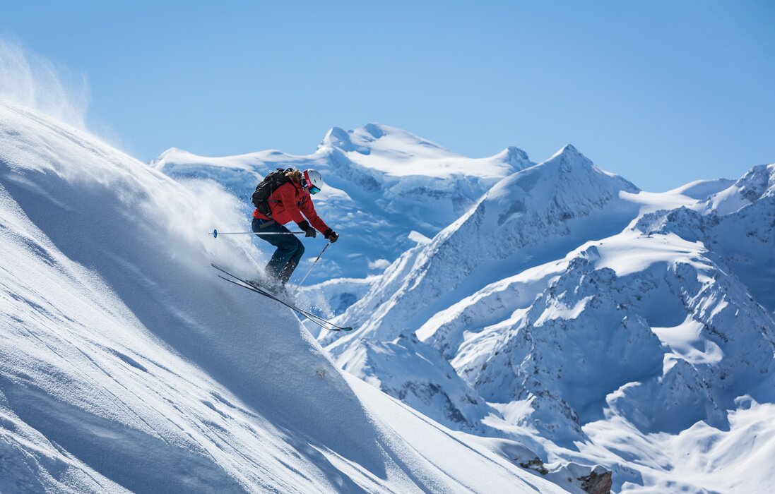 Verbier skigebiet Schweiz