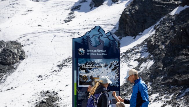 Expédition Mont-Fort, Les Gentianes