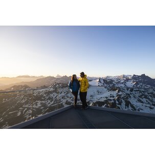 Lever de soleil au Mont-Fort, Verbier 4Vallées