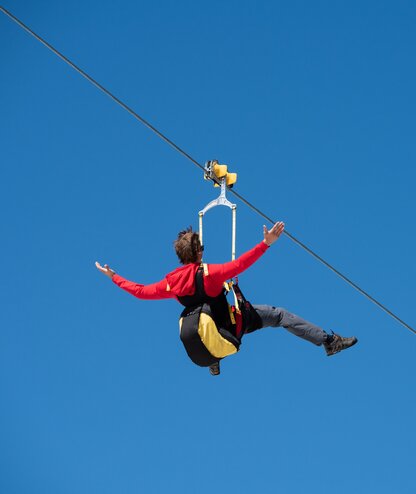 Tyrolienne du Mont Fort