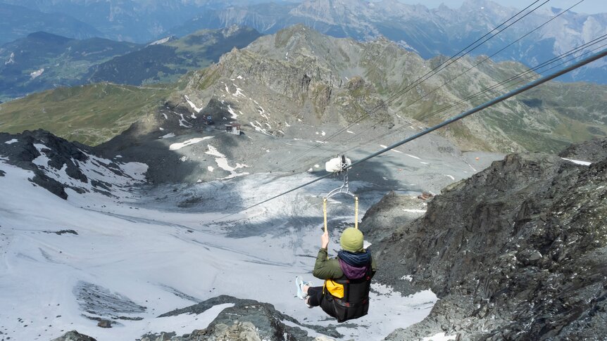 Zipline, Mont-Fort, Verbier, Switzerland