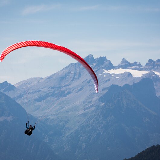 Gleitschirm, Verbier