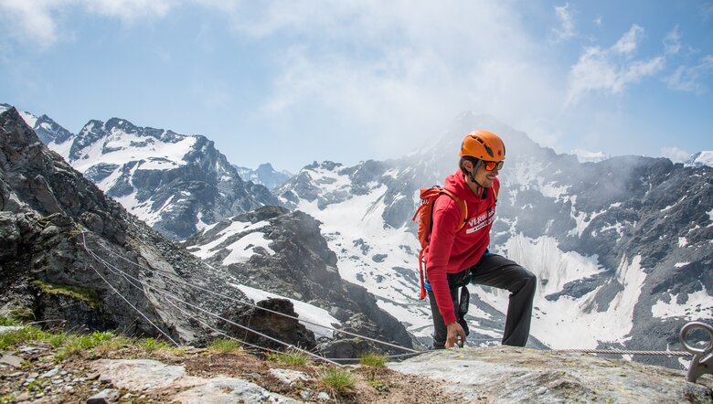 Via ferrata in Verbier, Valais
