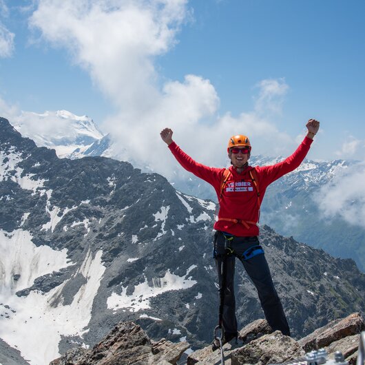 Grimpeur à Verbier