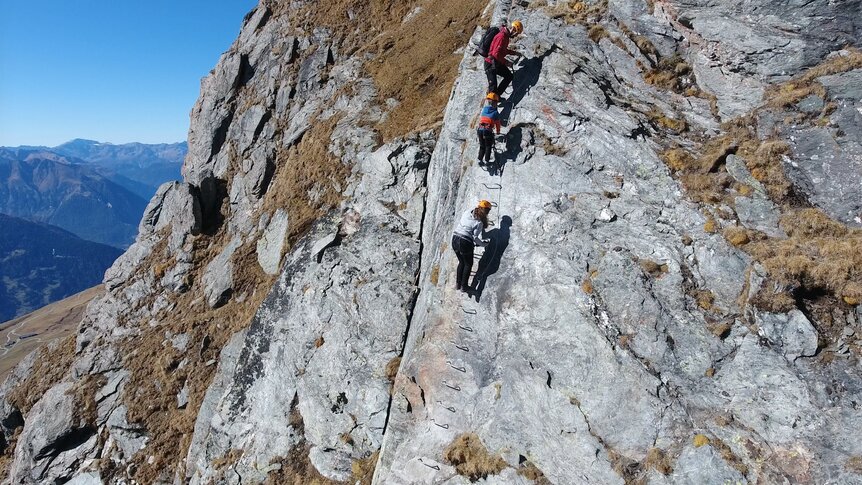 Via Ferrata, Gentianes