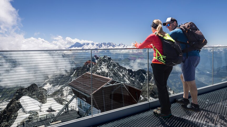 Mont-Fort Aussichtplattform