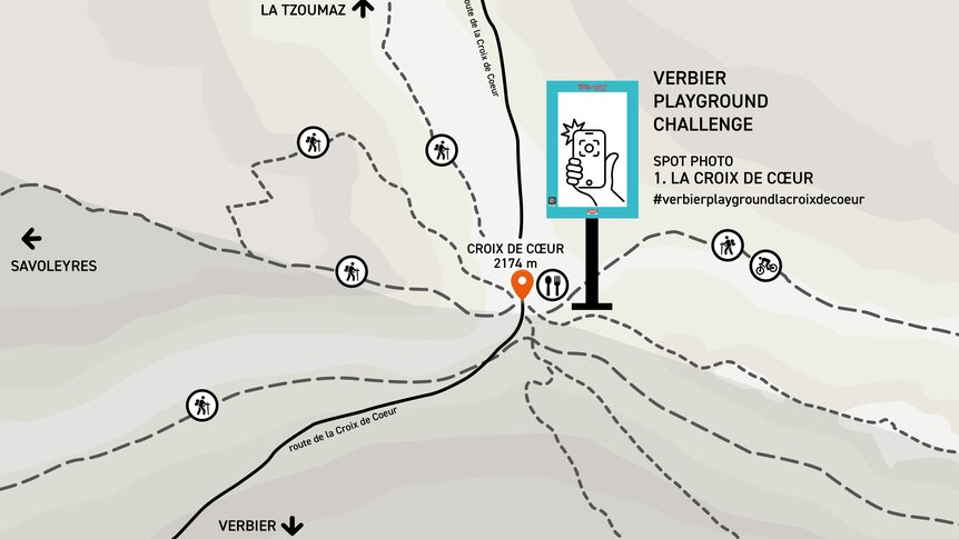 Verbier Playground Challenge, Croix-de-Coeur