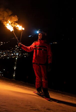 Descente aux flambeaux, Bruson