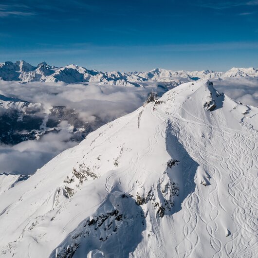 Itinéraire Freeride Mont-Gelé, Verbier