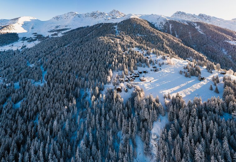 Freeride itinerary Clambin, Verbier