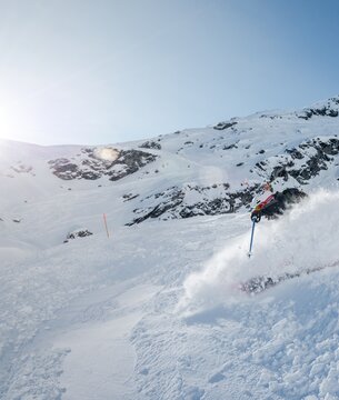 Itinéraire Freeride Mont-Gelé, Verbier