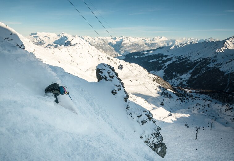 Freeride itinerary Chassoure, Verbier