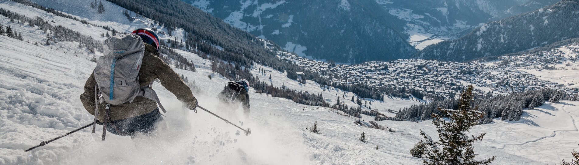 Freeride itinerary Col des Mines, Verbier
