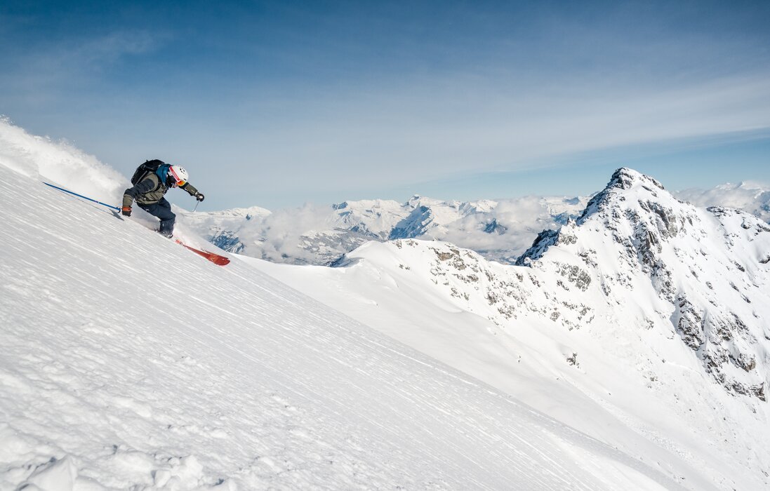 Freeride itinerary Mont-Gelé, Verbier