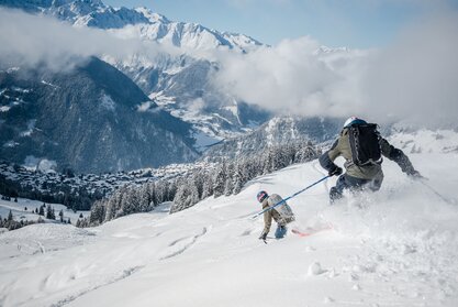 Freeride itinerary Col des Mines, Verbier