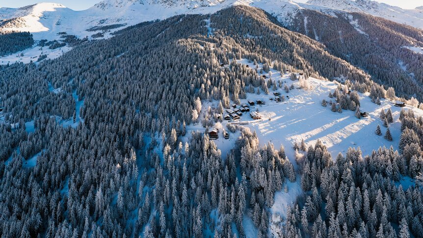 Freeride itinerary Clambin, Verbier