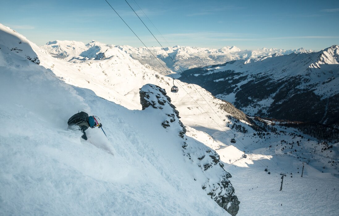 Itinéraire Freeride Chassoure, Verbier