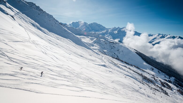 Freeride itinerary Col des Mines, Verbier