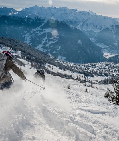 Itinéraire Freeride Col des Mines, Verbier