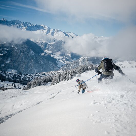 Freeride itinerary Col des Mines, Verbier