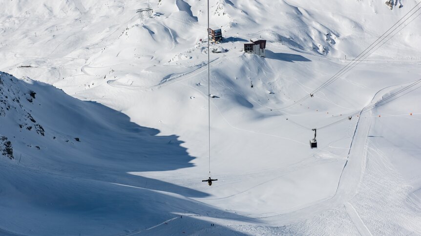 Zipline, Mont-Fort, Verbier, Switzerland