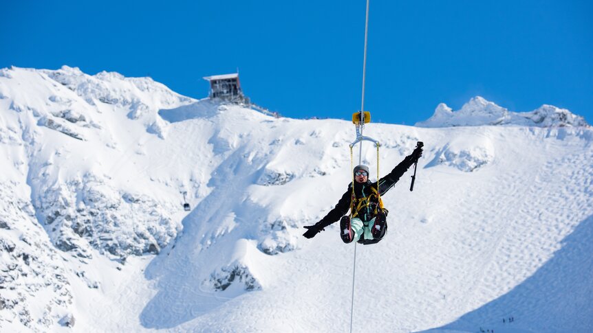 Zipline, Mont-Fort, Verbier, Switzerland