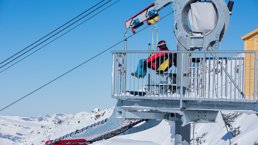 Zipline, Mont-Fort, Verbier, Switzerland