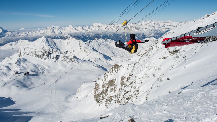 Zipline, Mont-Fort, Verbier, Switzerland