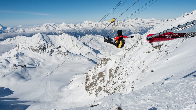 Zipline, Mont-Fort, Verbier, Switzerland