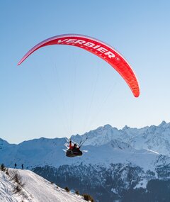 Paragliding, Verbier