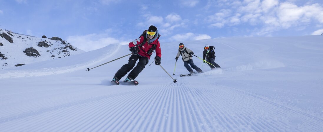 First tracks, Verbier 4Vallées